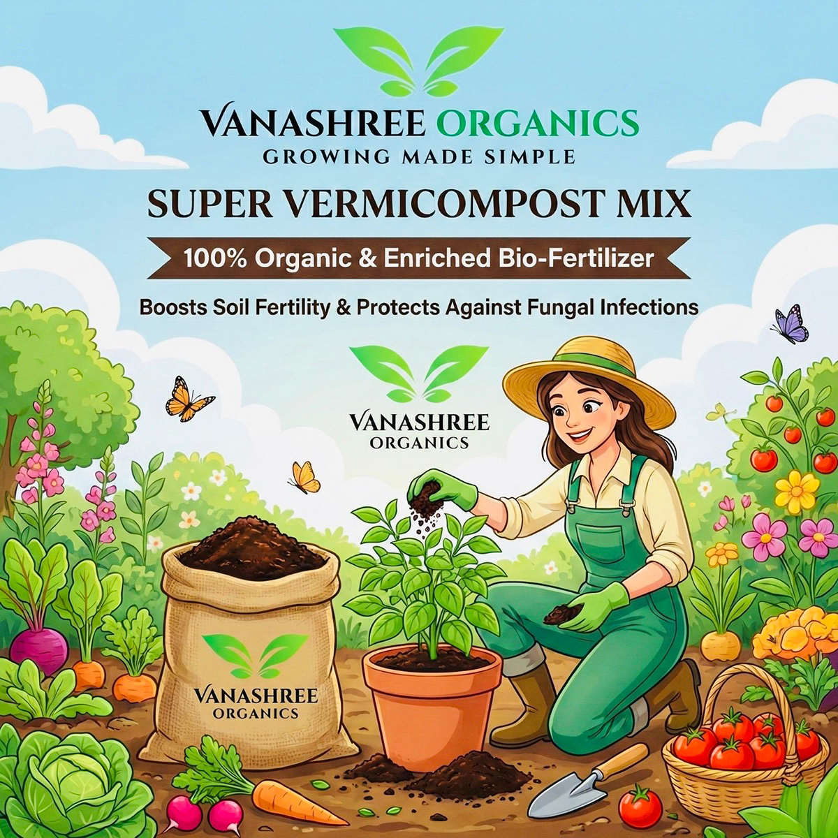 Vermicompost for Healthy Plant Growth