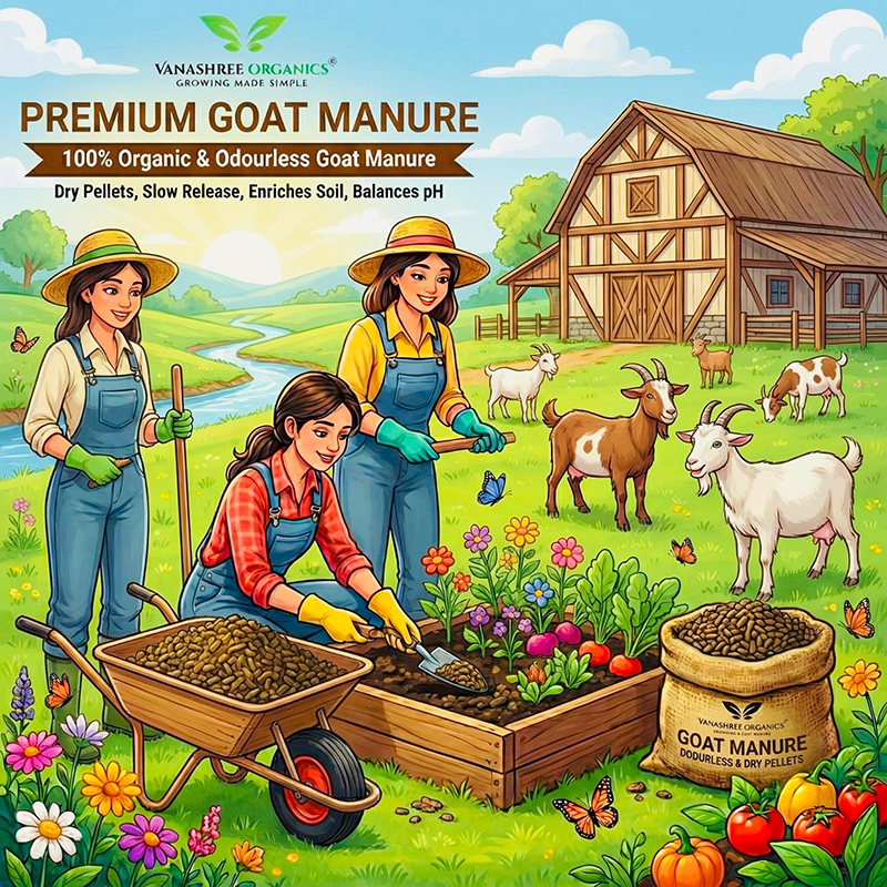 Goat Dung Manure for Soil Enrichment