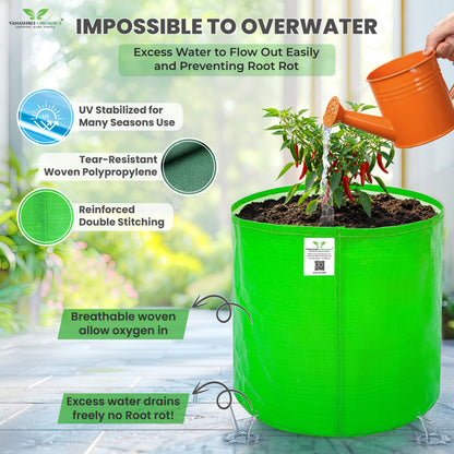 Grow Bag 12x12 Inch for Home Gardening