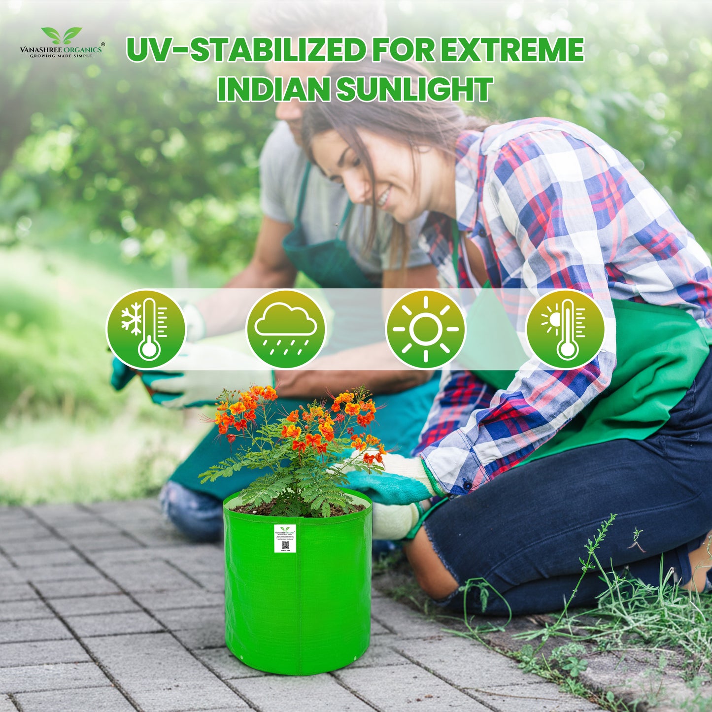 Grow Bag 12x15 Inch for Home Gardening