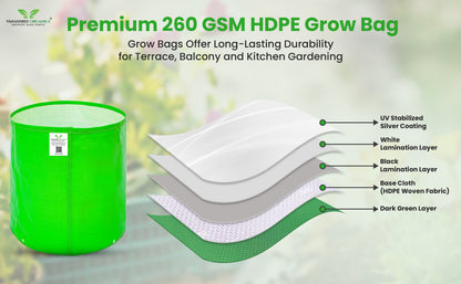 Grow Bag 12x15 Inch for Home Gardening