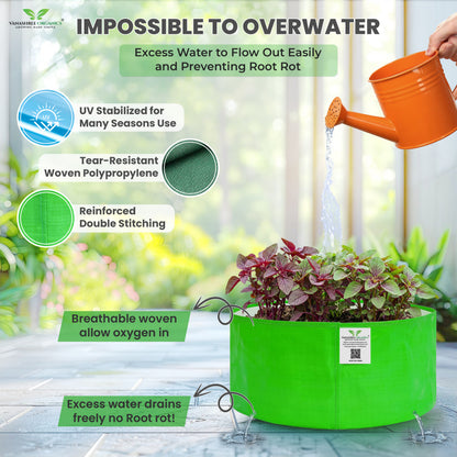 Grow Bag 12x6 Inch for Herbs & Greens