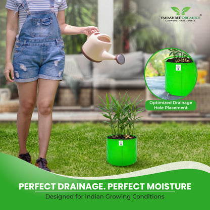 Grow Bag 15x12 Inch for Home Gardening