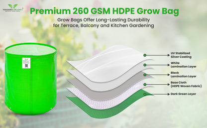 Grow Bag 15x18 Inch for Home Gardening