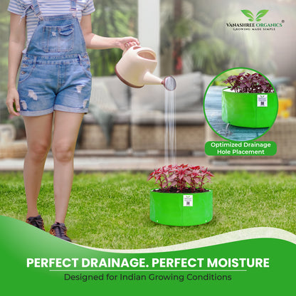 Grow Bag 15x6 Inch for Herbs & Greens