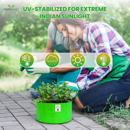 Grow Bag 15x9 Inch for Home Gardening