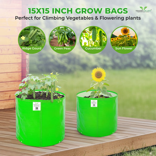 Grow Bag 15x15 Inch for Home Gardening