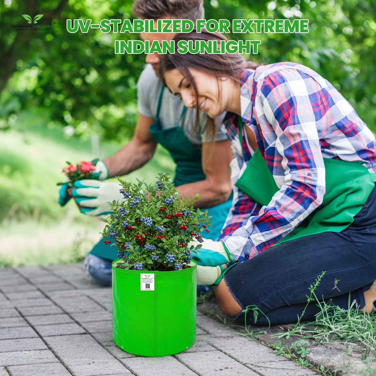 Grow Bag 18x18 Inch for Home Gardening