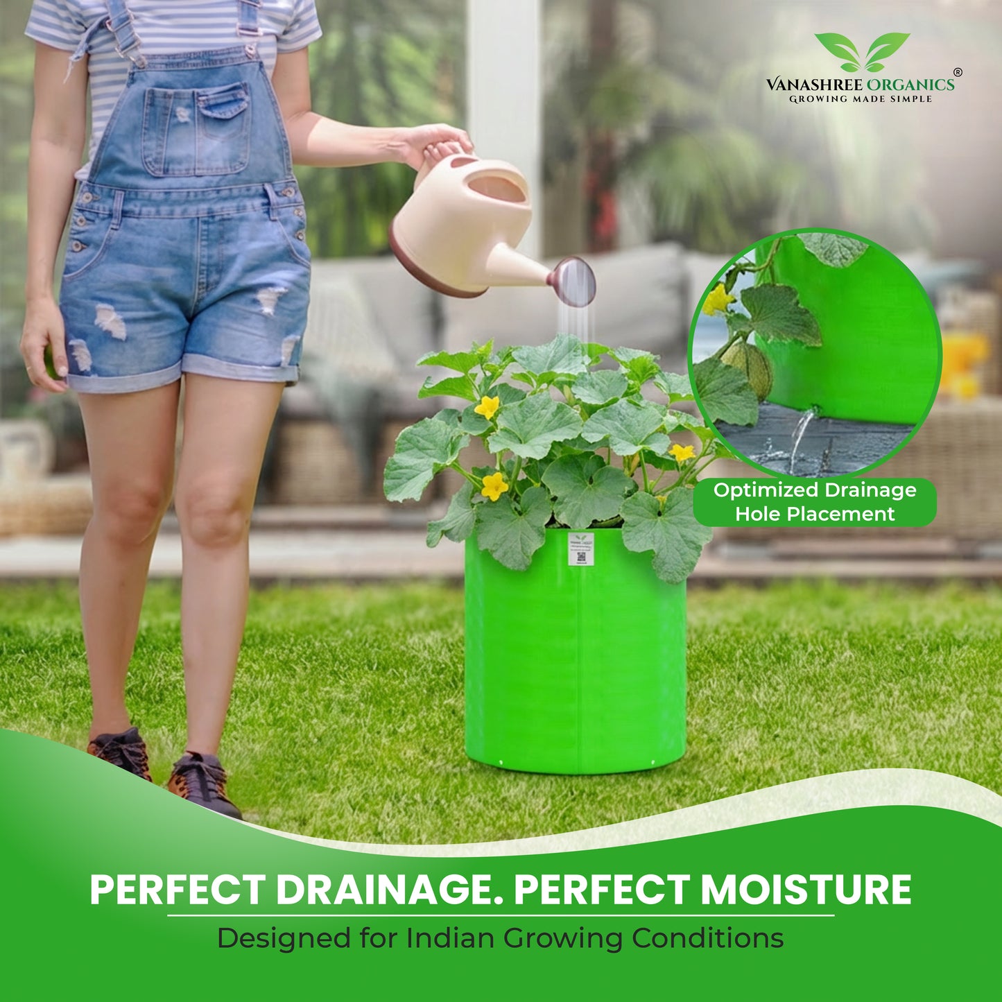 Grow Bag 18x24 Inch for Home Gardening