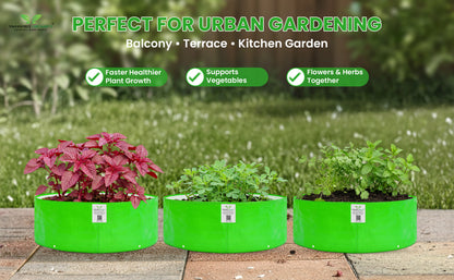 Grow Bag 18x6 Inch for Herbs & Greens