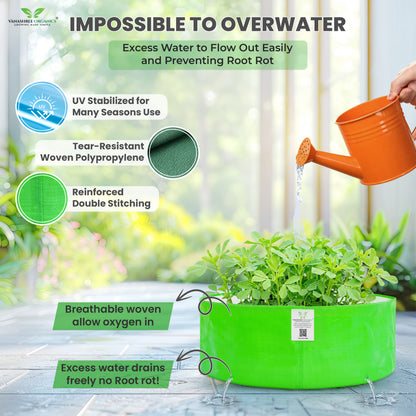 Grow Bag 18x6 Inch for Herbs & Greens