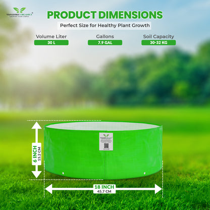 Grow Bag 18x6 Inch for Herbs & Greens