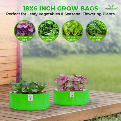 Grow Bag 18x6 Inch for Herbs & Greens