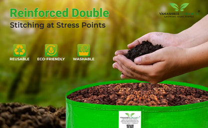Grow Bag 18x9 Inch for Home Gardening