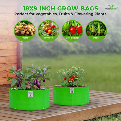 Grow Bag 18x9 Inch for Home Gardening