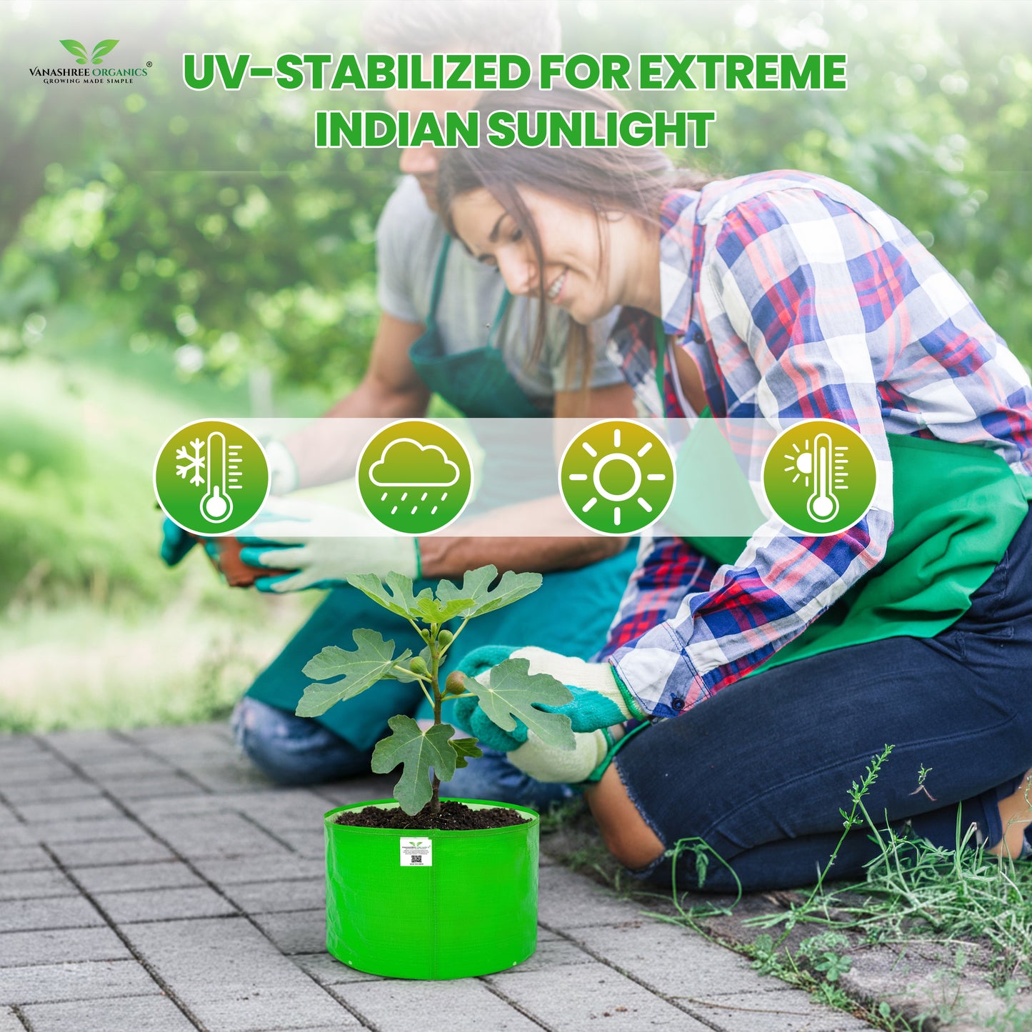 Grow Bag 24x18 Inch for Home Gardening