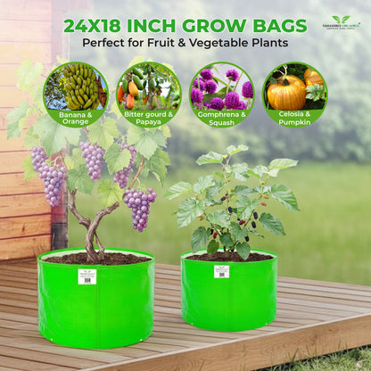 Grow Bag 24x18 Inch for Home Gardening