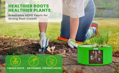 Grow Bag 24x9 Inch for Home Gardening