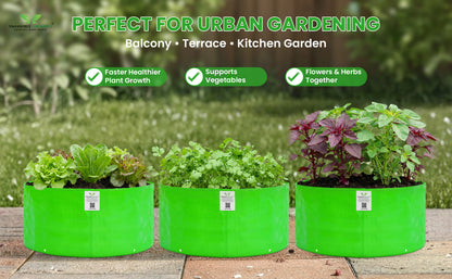 Grow Bag 24x9 Inch for Home Gardening
