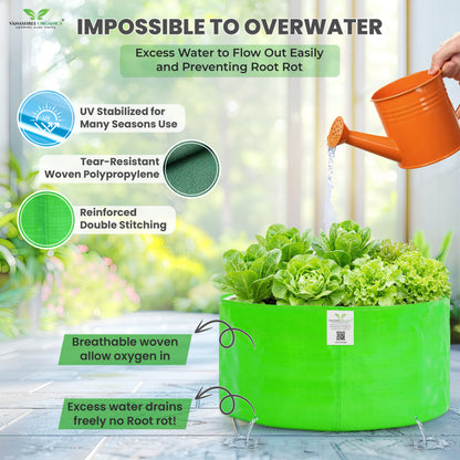 Grow Bag 24x9 Inch for Home Gardening