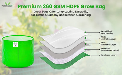 Grow Bag 9x12 Inch for Home Gardening