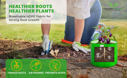 Grow Bag 9x12 Inch for Home Gardening