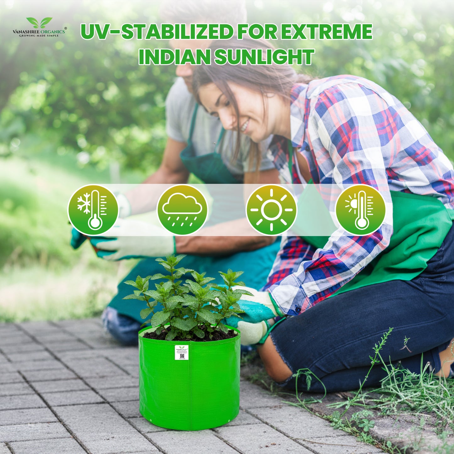 Grow Bag 9x12 Inch for Home Gardening