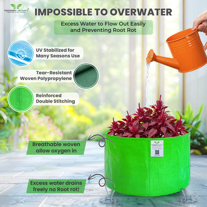 Grow Bag 9x6 Inch for Herbs & Greens