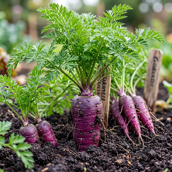 Carrot Purple Seeds – Nutrient-Rich Variety | High Germination for Home Gardening - Vanashree Organics