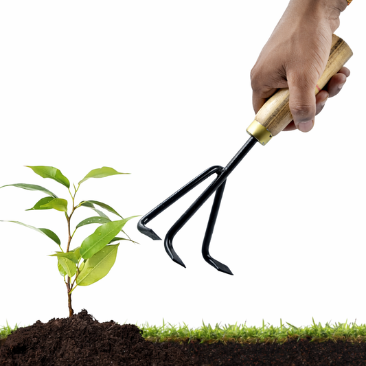 Hand Rake for Soil Leveling & Care