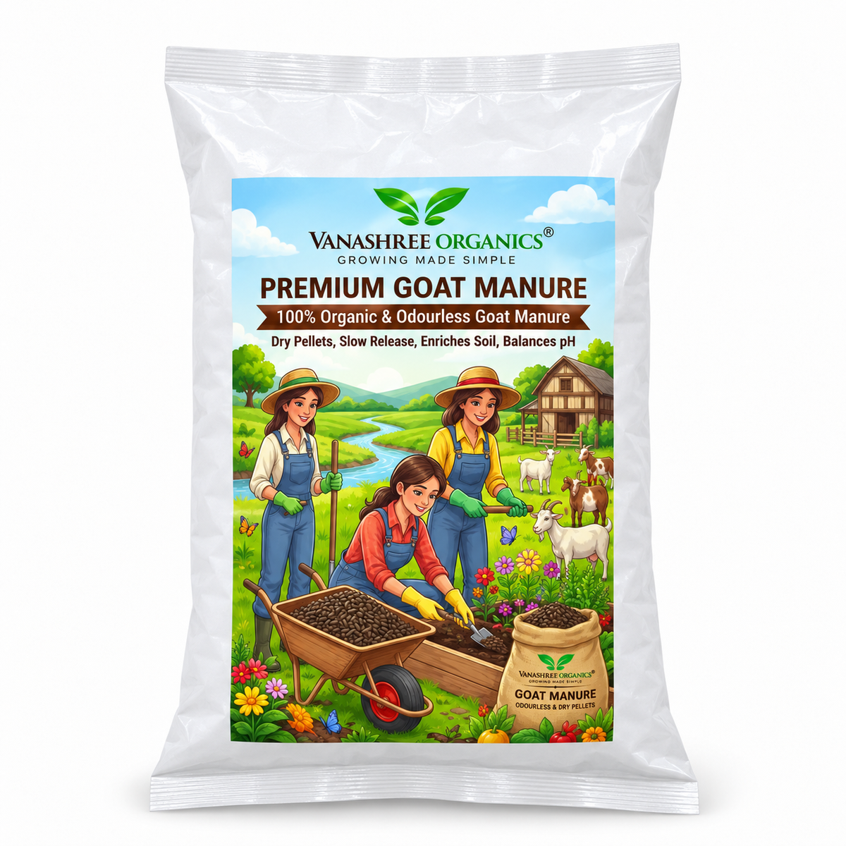 Goat Dung Manure for Soil Enrichment
