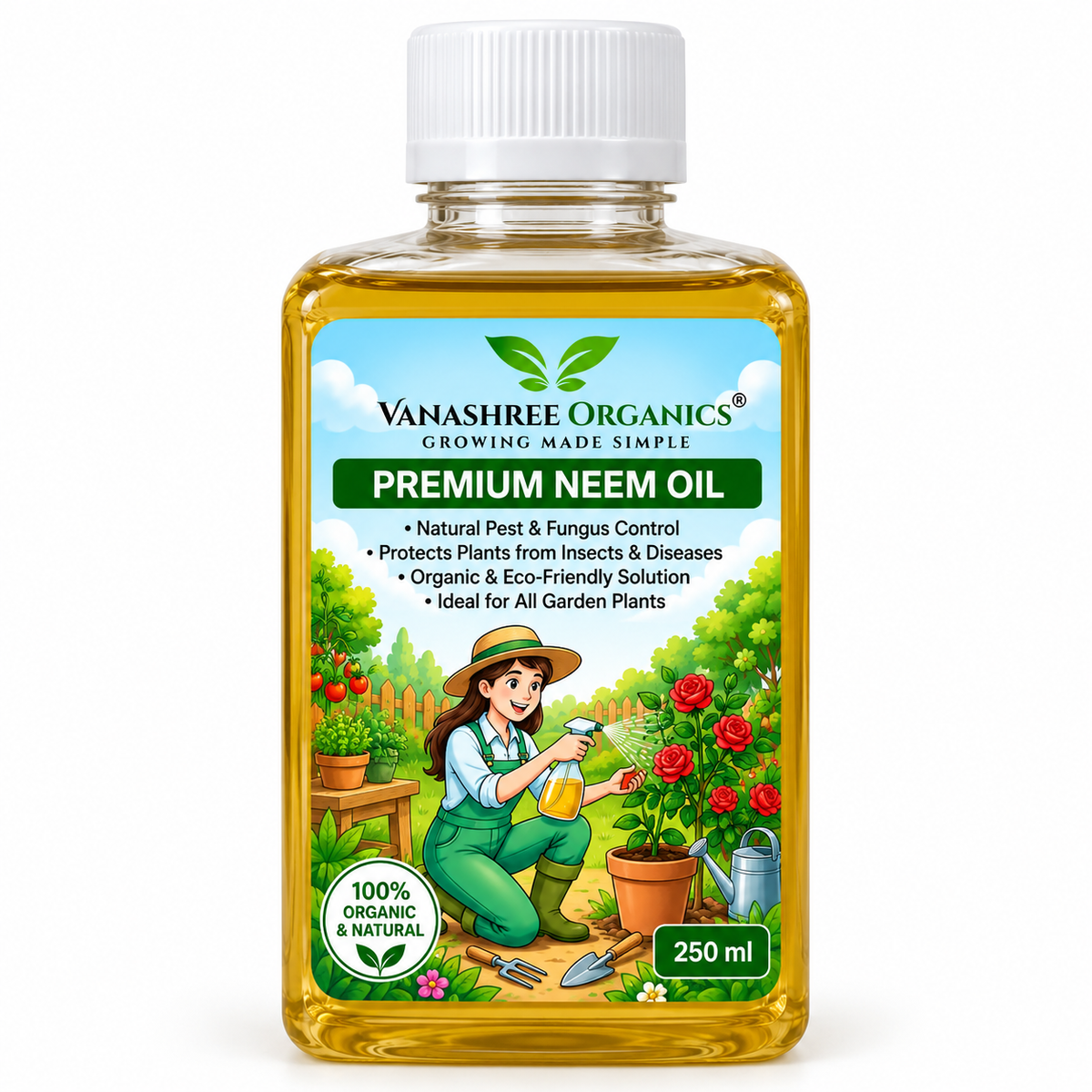 Neem Oil for Routine Plant Care(250 ml)