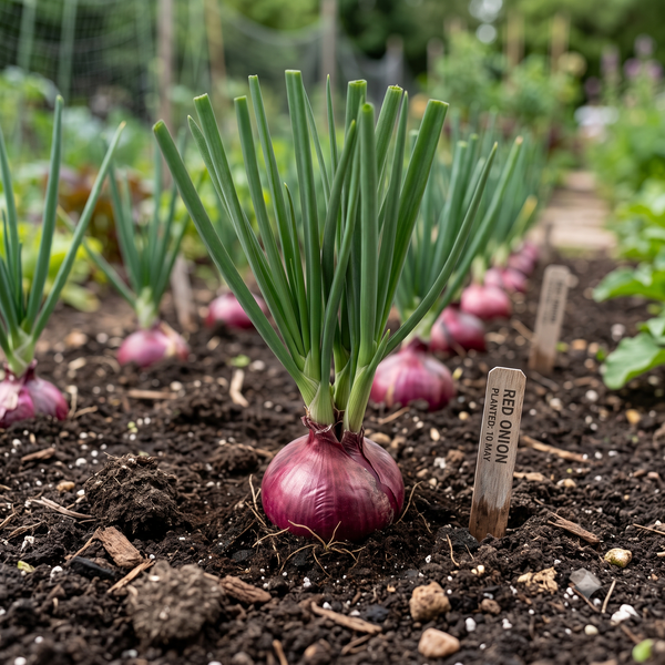 Onion Red Seeds – Desi Erra Ullipaya Variety | Pyaz/Vengayam | High Germination for Home Gardening - Vanashree Organics
