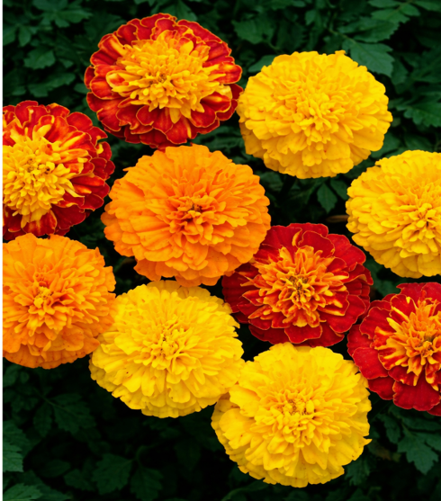 French Marigold (French Banthi Puvvu) Seeds for Home Sowing