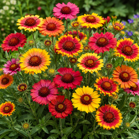 Gaillardia Aristata Mix Seeds – Blanket Flower Variety | Colorful Flowering Seeds for Home Gardening - Vanashree Organics