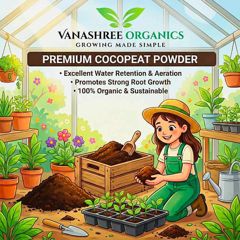 Cocopeat for Soil Conditioning & Growth