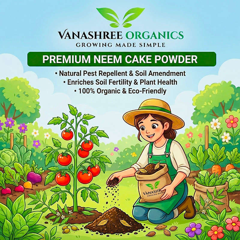 Neem Cake Powder for Soil Health