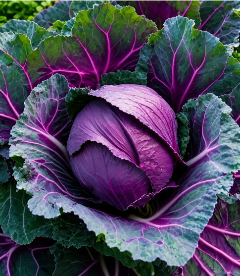 Cabbage Red (Erra Cabbage) Seeds for Home Sowing